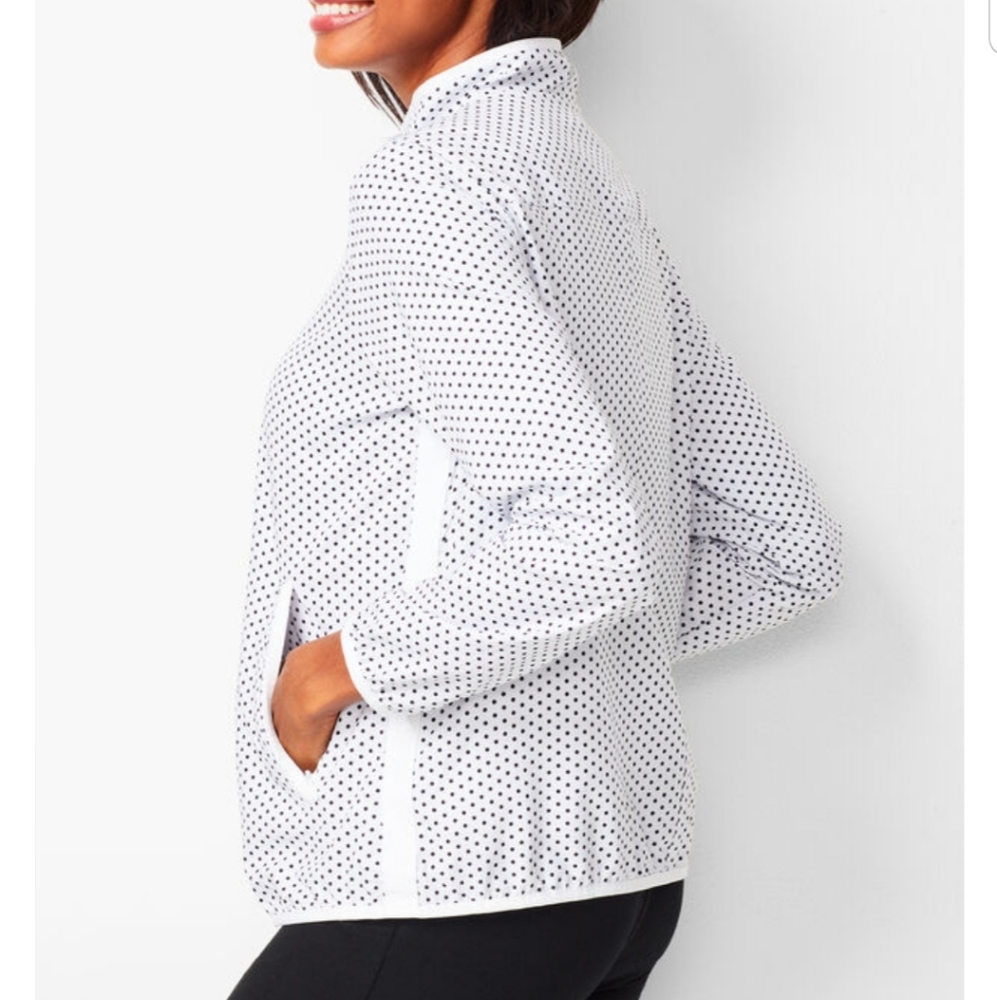 Talbots Polka Dot Lightweight Jacket - image 2